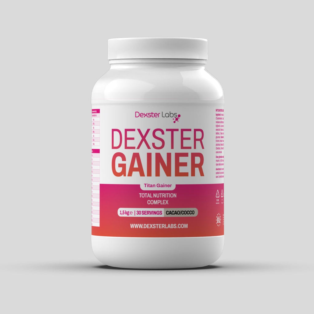 Dexster Gainer 1500g - Cacao e Cocco